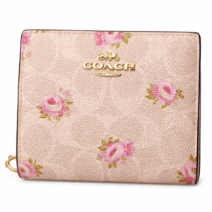 Coach Wallet Floral – Rosa